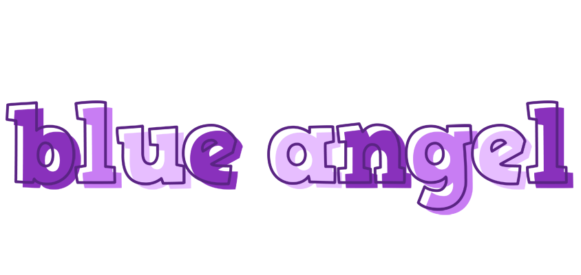 Blue Angel sensual logo